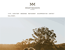 Tablet Screenshot of mountmacedonwinery.com.au